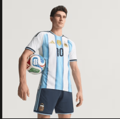 Argentina New Edition World Cup2026 A Grade Home Jersey Set With 3 Stars (L) - Jersey | Buy Online in Nepal at A-One Collection
