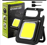 COB Rechargeable Keychain Light | Mini LED Flashlight Torch | Portable USB Rechargeable Keyring Light for Camping, Travel, Emergency & Outdoor Use - Earbuds & Earphone (View 3) | Buy Online in Nepal at A-One Collection