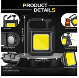 COB Rechargeable Keychain Light | Mini LED Flashlight Torch | Portable USB Rechargeable Keyring Light for Camping, Travel, Emergency & Outdoor Use - Earbuds & Earphone (View 2) | Buy Online in Nepal at A-One Collection