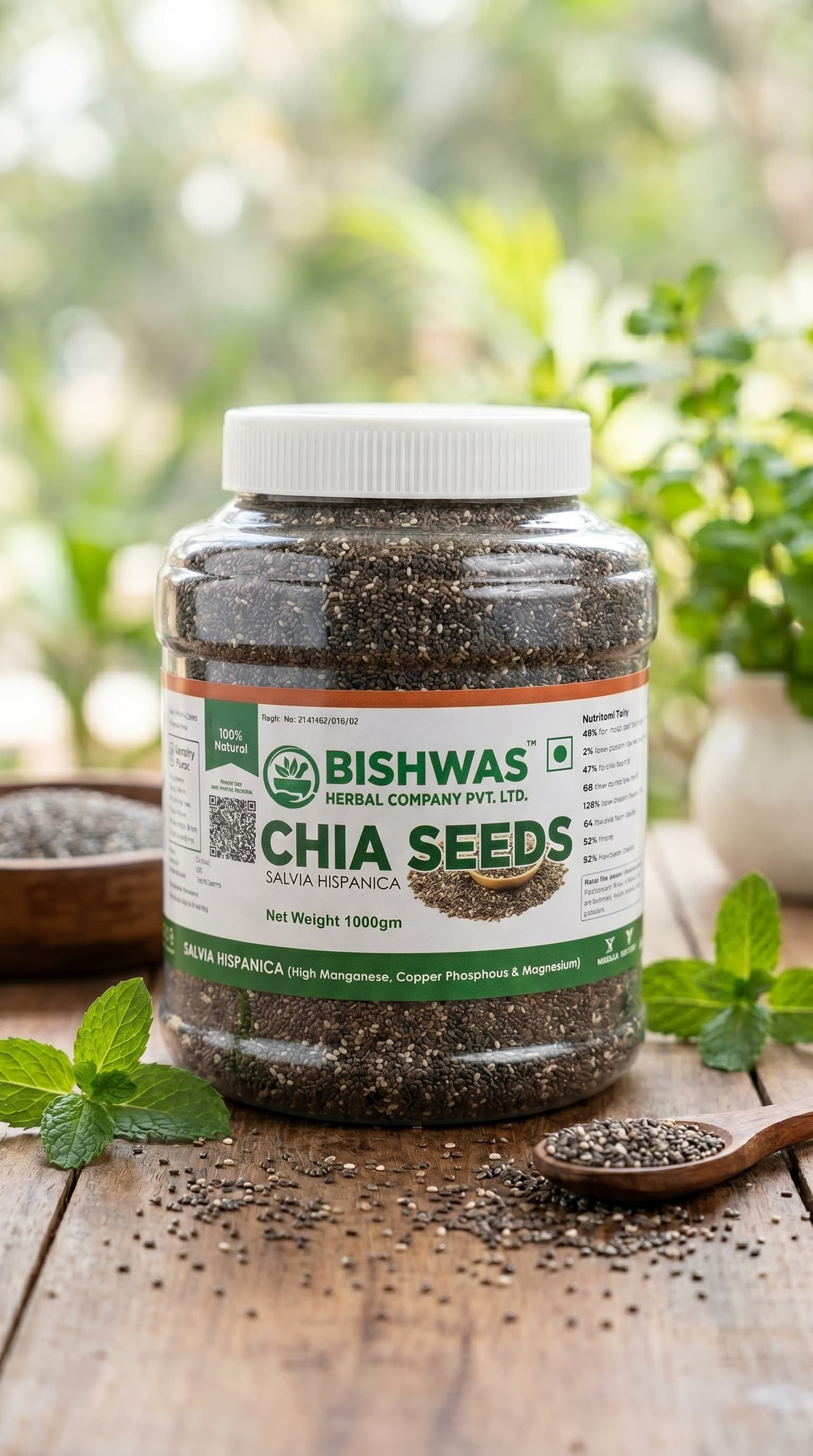 Chia Seeds with Premium  quality |Nutrient-Rich Superfood for Health & Wellness (1000gm) - Chia Seeds | Buy Online in Nepal at A-One Collection