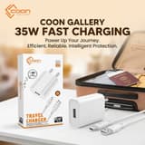 Fast Charging COON 35W Travel Charger with USB Cable – Smart Quick Charge Wall Adapter - Earbuds & Earphone | Buy Online in Nepal at A-One Collection