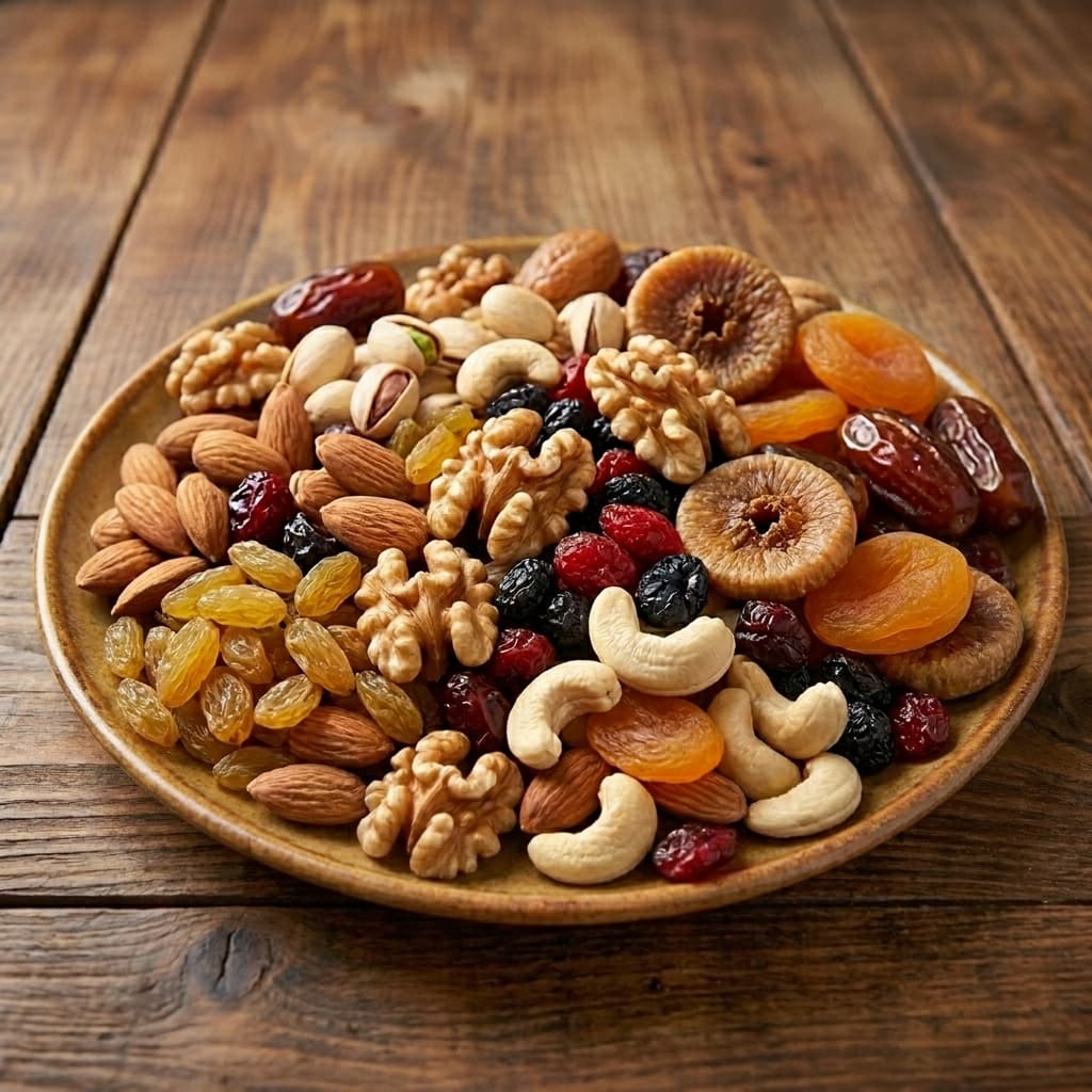 Bishwas Fresh Mixed Dry Fruits – Premium Assorted Nuts & Dried Fruits | 1000g (1000gm) - Seeds & Nuts | Buy Online in Nepal at A-One Collection
